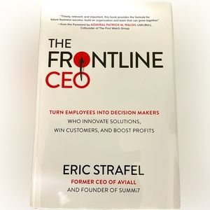 🌼3 for $17🌼 Book : The Frontline CEO by Eric Strafel